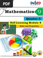 Mathematics: Self-Learning Module 8