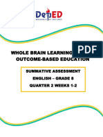 Oral Communication in Context Summative Assessment Q2W1 2