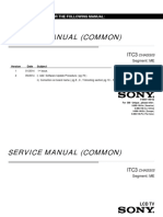 Service Manual (Common) : History Information For The Following Manual