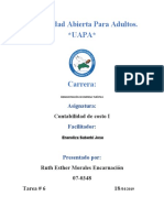 Tarea 6. Contabilidad de Costo 1