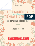 BỘ TRẮC NGHIỆM TIẾNG ANH 12 THÍ ĐIỂM