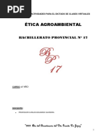 Cartilla de Etica Agroambiental