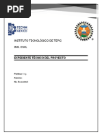 Expediente Técnico Del Proyecto.