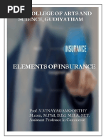 Elements of Insurance E-Content