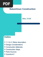 Balun/Unun Construction: Mike, N1IW