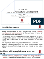 Rural Infrastructural Development: By: Dr. K. Monu Assistant Professor, Civil Engineering Department TIET, Patiala