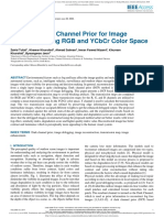 Improved Dark Channel Prior For Image Defogging Using RGB and Ycbcr Color Space