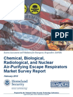 Chemical, Biological, Radiological, and Nuclear Air-Purifying Escape Respirators Market Survey Report