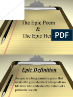 The Epic Poem & The Epic Hero