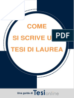 Guida - Tesi Di Laurea