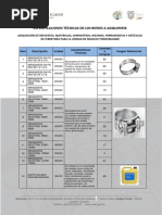 Especificaciones Técnicas de Los Bienes A Adquirirse