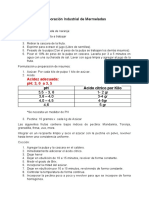 Elaboración Industrial de Mermeladas