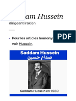 Saddam Hussein 