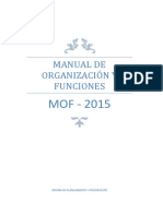 Manual de Organización Y Funciones