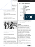 7 Cold Stress: Hypothermia Can Affect Workers Chart 7-1: Equivalent Chill Temperatures