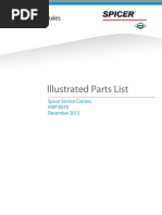 Illustrated Parts List: Spicer Drive Axles