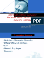 Basic Concepts of Computer Networks and Communications Network Topology