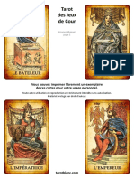 Tarot Des Jeux de Cour Arcanes Majeurs