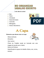 Etapas de Um Trabalho Escrito