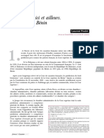 Bénin Cassation Article Laurent Poulet 2017