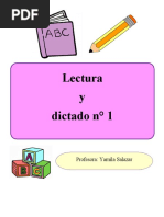 Cuadernillo Lectura y Dictado 1 Básico