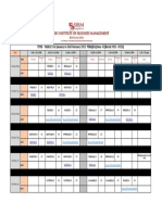 BA-TIME - TABLE 31st January To 5th February 2022 MBA-BA-Sem - II (Batch 2021 - 2023)