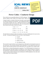 Technical News: Power Cables - Conductor Design