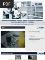 Curso 4 - Procesos Constructivos Problemas y Soluciones. Control Estadístico en Obra