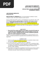 Recurso de Revocación Mercantil