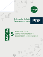 Módulo 5 - Reflexões Finais Sobre Indicadores de Desempenho Institucional