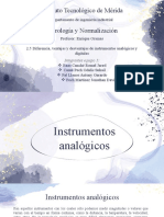 Equipo5 Diferencias, Ventajas y Desventajas de Instrumentos Analogicos y Digitales