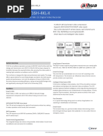 DH-XVR5108/16H-4KL-X: 8/16 Channel Penta-Brid 4K Mini 1U Digital Video Recorder