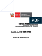 Sistema Unico de Planillas Modulo de Mesa de Ayuda Componente Mantenimiento de Terceros