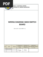 Wiring Diagram: Main Switch Board: Design Iv - Electrical System Department of Marine Engineering ITS