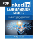 LinkedIn Lead Generation Secrets by Philip Calvert - Ebook