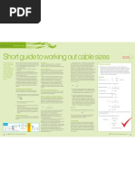 Cable Sizing Calculation