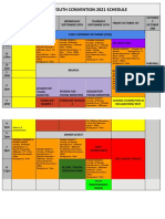 Annual Youth Convention 2021 Schedule