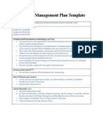 Schedule Management Plan Example W22