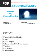 Wireless Electricity