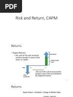 Risk and Return CAPM