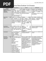 Rubrica para Evaluar Un Ensayo