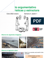 S04. s1 - El Texto Argumentativo. Características y Estructura