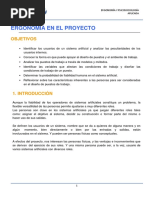 Ergonomía en El Proyecto