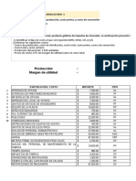 5) Ejercicio Nro. 5 Tema Aplicación de Fórmulas de Costos.