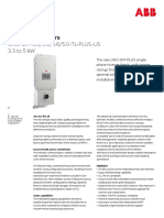 ABB String Inverters: UNO-DM-3.3/3.8/4.6/5.0-TL-PLUS-US 3.3 To 5 KW