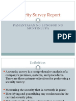 Security Survey Report