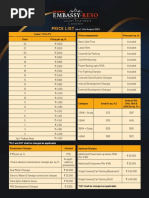 Price List Price List: Floor Price Per Sq. FT