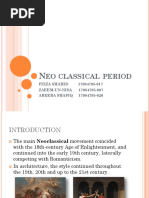 Neo Classical Period 