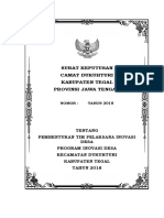 Surat Keputusan Camat Pembentukan Tpid 2018