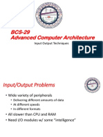 Input Output Techniques